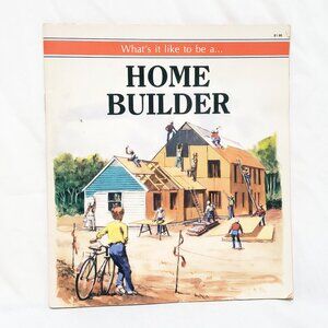 Home Builder What's it like to be Book Troll Associates School 1989 Paperback